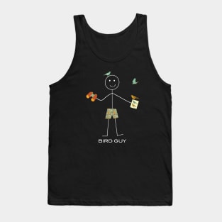 Funny Mens Birdwatching Guy Tank Top